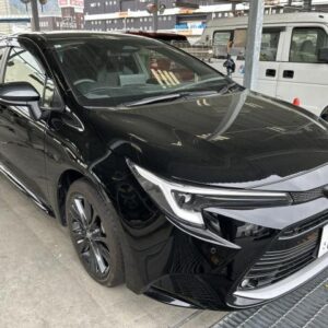 2024 Toyota Corolla black hybrid used car Japan export