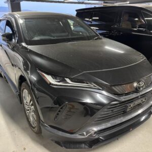 2021 Toyota Harrier black gasoline used car Japan export