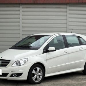 2010 Mercedes Benz B-Class white gasoline used car Japan export
