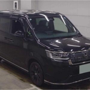 2023 Honda Stepwagon black gasoline used car Japan export