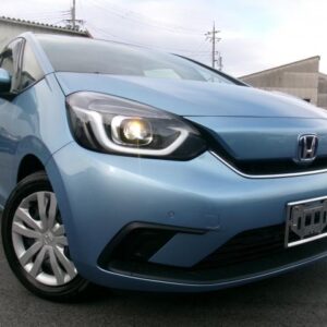 2020 Honda Fit blue hybrid used car Japan export