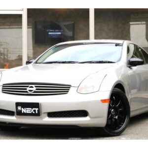 2003 Nissan Skyline silver gasoline used car Japan export