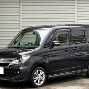 2012 Suzuki Solio Bandit black gasoline used car Japan export