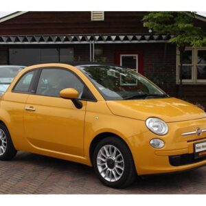 2016 Fiat 500C yellow gasoline used car Japan export