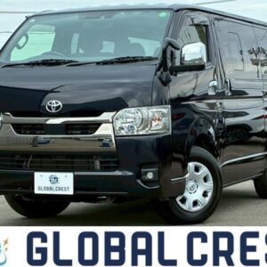 2023 Toyota Hiace Van black diesel used car Japan export