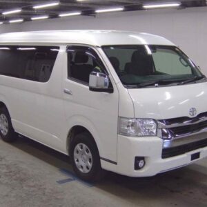 2021 Toyota Hiace Wagon white gasoline used car Japan export