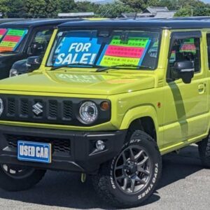 2020 Suzuki Jimny yellow gasoline used car Japan export