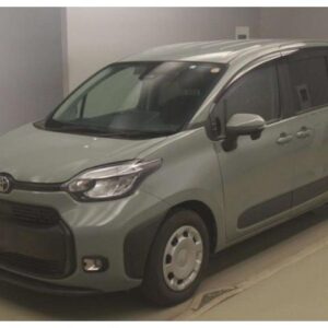2023 Toyota Sienta gray gasoline used car Japan export