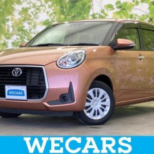 2019 Toyota Passo orange gasoline used car Japan export
