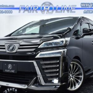 2018 Toyota Vellfire black gasoline used car Japan export