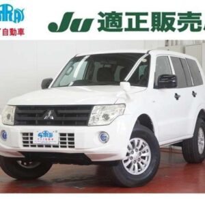2012 Mitsubishi Pajero white gasoline used car Japan export