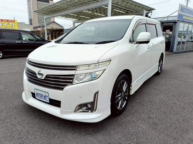 Ref:AUX-23456780 NISSAN ELGRAND 2012 1 2012 Nissan Elgrand pearl gasoline used car Japan export