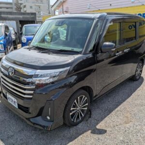 2021 Toyota Roomy black gasoline used car Japan export