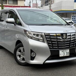 2017 Toyota Alphard silver gasoline used car Japan export