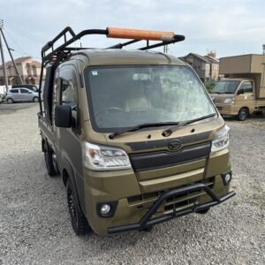 2017 Daihatsu Hijet Truck green gasoline used car Japan export