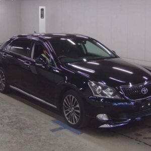 2011 Toyota Crown Majesta black gasoline used car Japan export