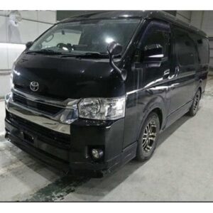 2021 Toyota Hiace Wagon black gasoline used car Japan export