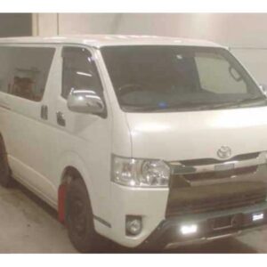 2019 Toyota Hiace Van pearl diesel used car Japan export