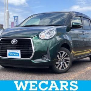 2019 Toyota Passo green gasoline used car Japan export