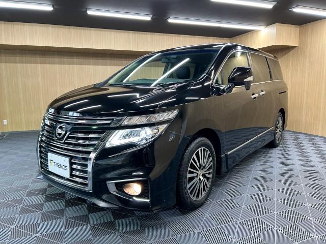 Ref:AUX-23463193 NISSAN ELGRAND 2018 1 2018 Nissan Elgrand black gasoline used car Japan export