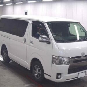 2016 Toyota Hiace Van pearl diesel used car Japan export