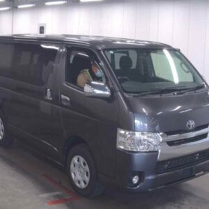 2019 Toyota Regius Ace Van gunmetal diesel used car Japan export