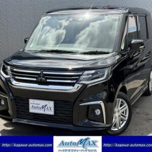 2024 Mitsubishi Delica D:2 black gasoline used car Japan export