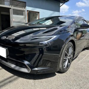 2023 Toyota Prius black gasoline used car Japan export