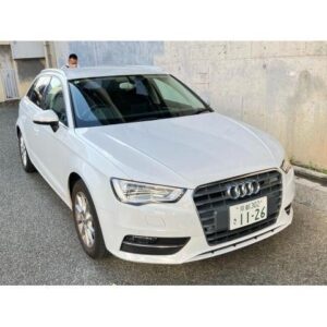 2014 Audi A3 white gasoline used car Japan export