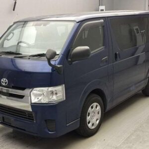 2020 Toyota Hiace Van blue gasoline used car Japan export