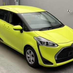 2022 Toyota Sienta yellow gasoline used car Japan export