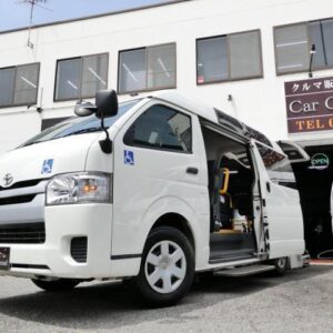2015 Toyota Hiace Van white gasoline used car Japan export