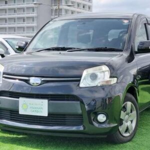 2012 Toyota Sienta black gasoline used car Japan export