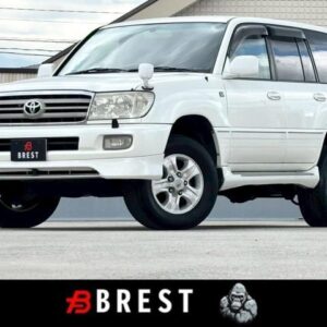 2007 Toyota Land Cruiser 100 white diesel used car Japan export
