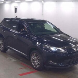 2015 Toyota Harrier black gasoline used car Japan export