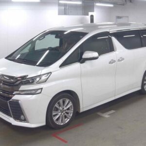 2015 Toyota Vellfire pearl gasoline used car Japan export