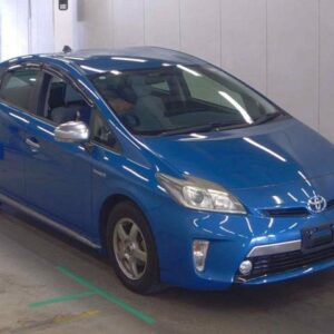 2013 Toyota Prius blue gasoline used car Japan export