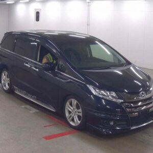 2017 Honda Odyssey black gasoline used car Japan export
