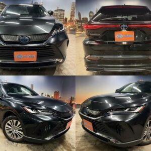 2021 Toyota Harrier Hybrid black gasoline used car Japan export