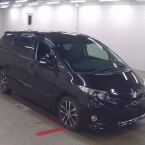 2012 Toyota Estima red gasoline used car Japan export