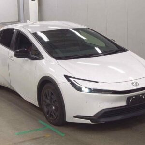 2023 Toyota Prius white gasoline used car Japan export