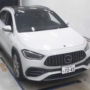 2022 Mercedes Amg Gla-Class white gasoline used car Japan export