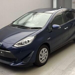 2019 Toyota Aqua blue gasoline used car Japan export