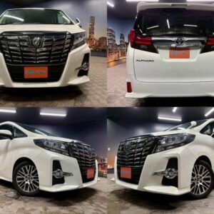 2015 Toyota Alphard pearl gasoline used car Japan export