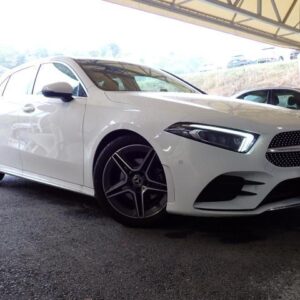 2022 Mercedes Benz A-Class white gasoline used car Japan export