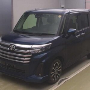 2021 Toyota Roomy blue gasoline used car Japan export