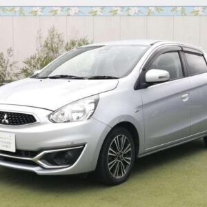 2017 Mitsubishi Mirage silver gasoline used car Japan export