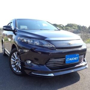 2015 Toyota Harrier black gasoline used car Japan export
