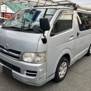 2007 Toyota Regius Ace Van silver diesel used car Japan export