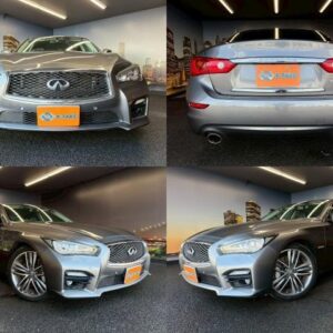 2014 Nissan Skyline gray gasoline used car Japan export